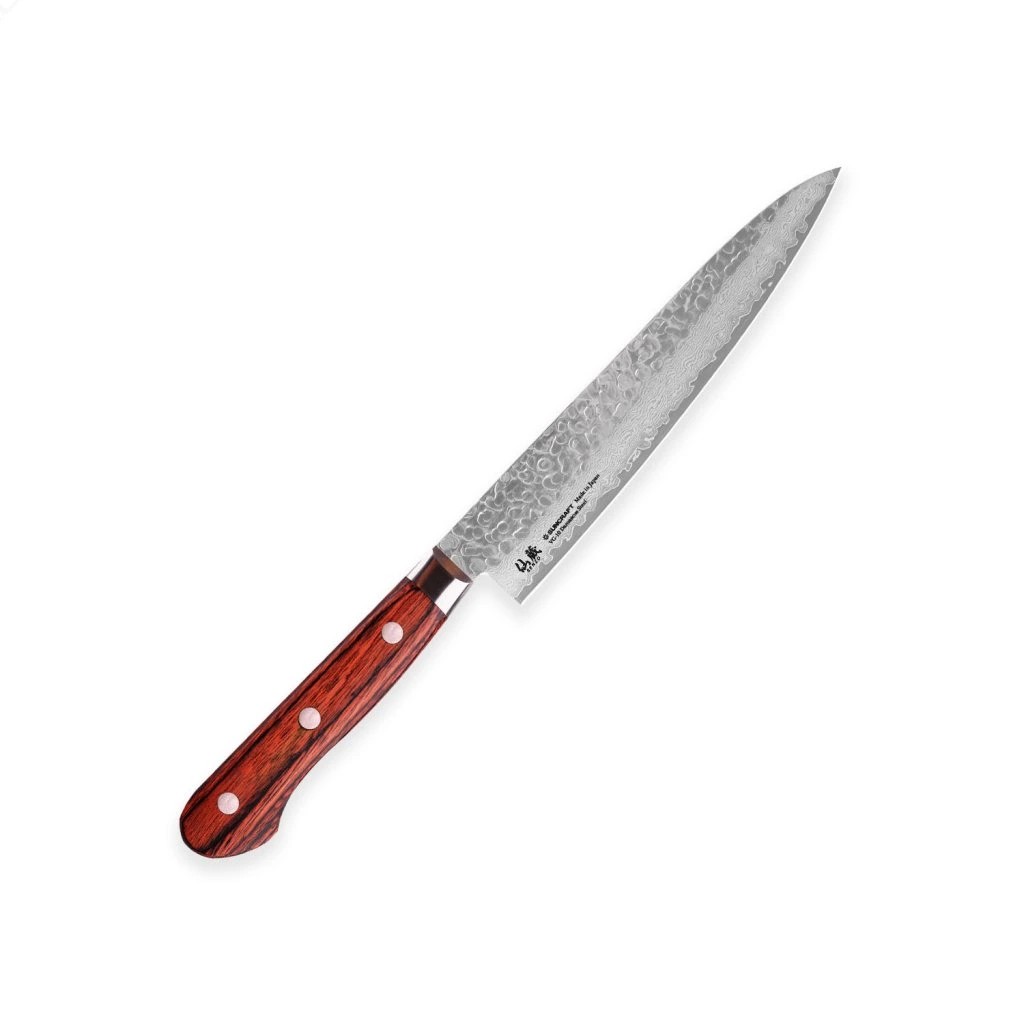 foto N�� Petty 150 mm Suncraft Senzo Universal Tsuchime Damascus